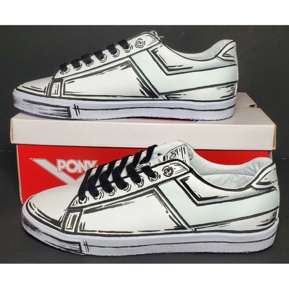 Pony Custom TopStar "Comic Style Design" Size Men 8.5 Women 10.5 New  410430 14W - Picture 2 of 12